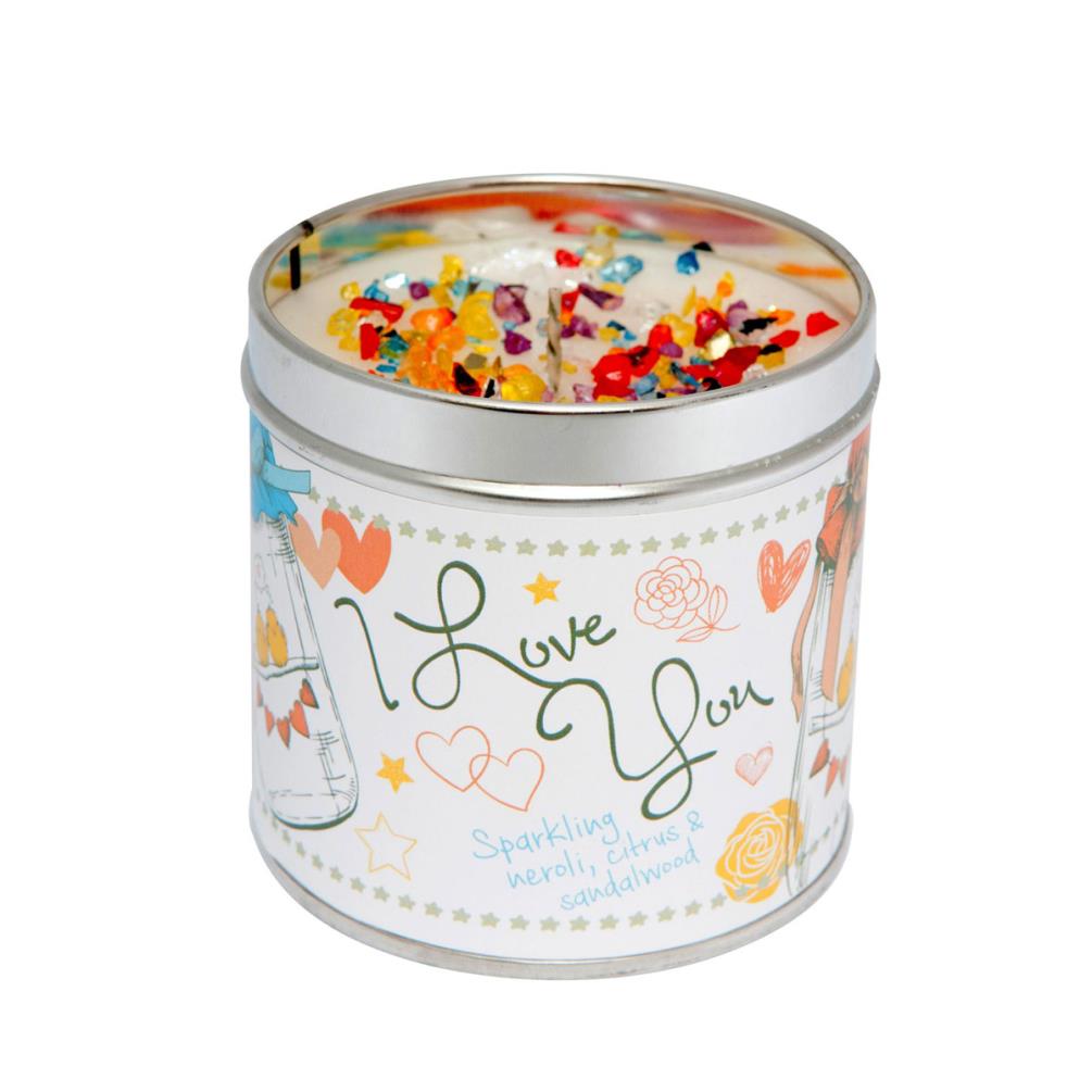 Best Kept Secrets I Love You Tin Candle £8.99